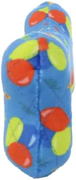 MIGHTY Tuffy 2 Pack Bone Dog Toy: Ultra Durable Plush Toy with Multiple Layers & Reinforced Seams, Washable and Floats, Vinyl Bone & Fleece