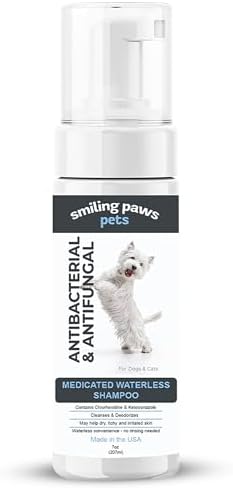Smiling Paws Vet Grade Medicated Waterless Shampoo