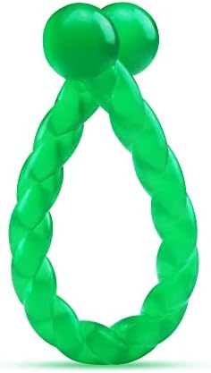 Ycozy Dog Chew Toys 11'' Long for Small/Medium Dogs Aggressive Chewers, Rubber Puppy Dog Rope Toys Knot Dental Teething Toys Almost Indestructible Washable