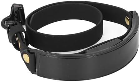 Pongnas Rechargeable LED Dog Collar with Scrolling Text Display 3 Lighting Modes PU Leather Collar for Night Fits Small Medium Large Dogs