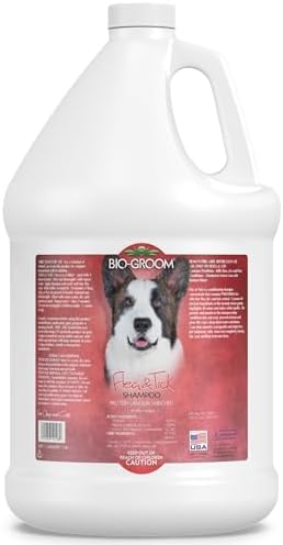 Bio-Groom Flea & Tick Dog Shampoo, Protein-Lanolin Shampoo, 1 Gallon