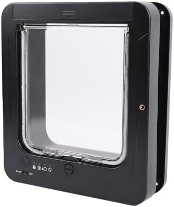 Mingzhe Smart Cat Door Automatic with 2-Way Entry for Cats and Dogs Easy