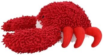 MIGHTY Tuffy Microfiber Medium Ball Crab Dog Toy
