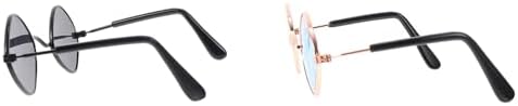 Milisten 2pcs Colorful Dog Eyeglasses for Pets Lightweight and Party Photo Props Accessories for Dogs and Puppies