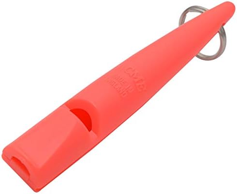 ACME THE Dog Training Whistle Number 210.5 High Pitch, Single Note | Good Sound Quality, Weather-Proof Whistles | Designed and Made in The UK (Coral)