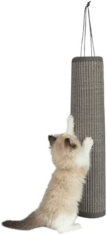 Best Pet Supplies Catify Hanging Cat Scratcher - Log, Gray