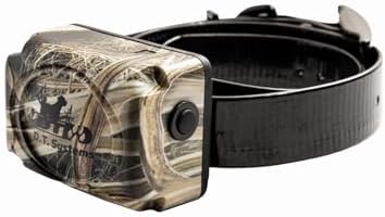 DT Systems H2O 1810, 1820, 1830 Plus Series Add-On/Replacement Collar Receiver, Waterproof Rechargeable Remote Hunting Dog Training Additional E-Collar, 1800-Yard Range, 16 Stimulation Levels, Camo