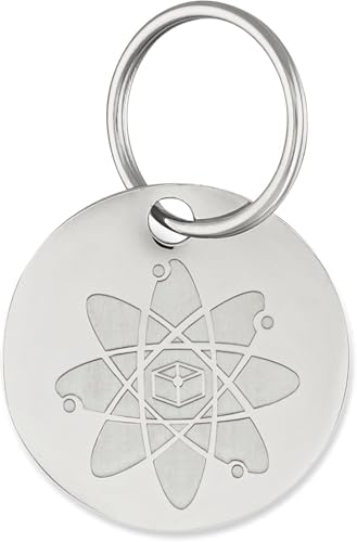 Shield Tag - Natural Flea & Tick Repellent Collar Tag for Dogs & Cats - Waterproof, Lasts 12 Months - Stainless Steel Pendant - Small Tag (<10 Lbs)