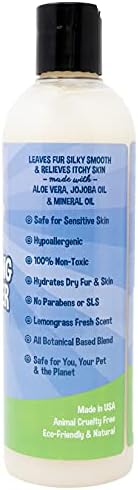 Bodhi Dog Gentle Moisturizing Dog Conditioner - Soothing Plant-Based Formula with Aloe Vera & Jojoba Oil - Hydrates & Softens Coat - Leaves Coat Soft Shiny & Manageable - Lemongrass (17 Fl Oz)