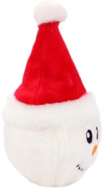 MIGHTY Tuffy Small Snow Ball: Ultra Durable Plush Dog Toy