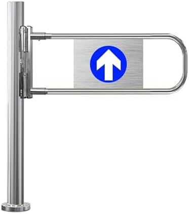 Automatic Two-Way Swing Gate - Heavy-Duty Stainless Steel Entrance Barrier for Pedestrians - Secure & Safe Auto-Closing Gate System