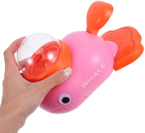 Dog Treat Dispenser with Rotating Food Dispensing Whale Shaped