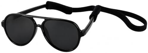 G010 Dog Pet Costume Aviator Sunglasses for Medium Breeds 18-40 lbs (2-Pack Black + Hot Pink-Pink Mirror, uv400)
