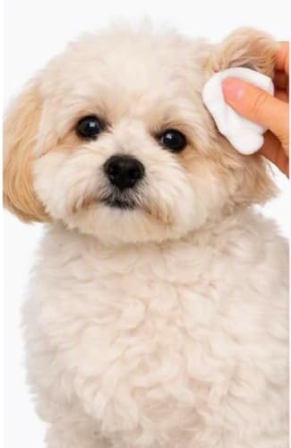 Cleansing Wipes for Dogs and Puppies 100 Presoaked Textured Wipes per Cansister (Ear Wipes)