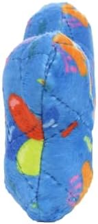 MIGHTY Tuffy Bone Dog Toy: Ultra Durable Plush Toy with Multiple Layers & Reinforced Seams, Washable and Floats, Vinyl Bone & Fleece