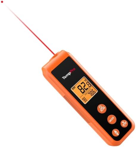 TempPro TempScan Mini-Sized Infrared Thermometer Gun for HVAC Engine BBQ