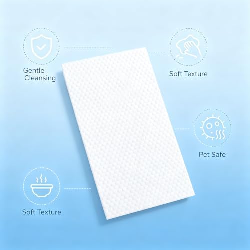 13 Pack / 1040 Count Pet Wipes for Paws Butt,5 X 7 in for