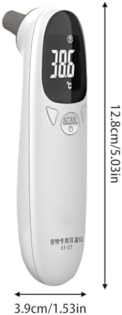 Pet Thermometers - Veterinary LED Display Thermometers, Veterinary Fever Detectors | Dogs Accurate duall Mode Thermometers, Pet Temperature Monitoring Devices for Baby Cats and Dogs Cows Pigs
