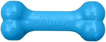 KONG Puppy Goodie Bone, Natural Rubber Chew, for Small Puppies, Blue