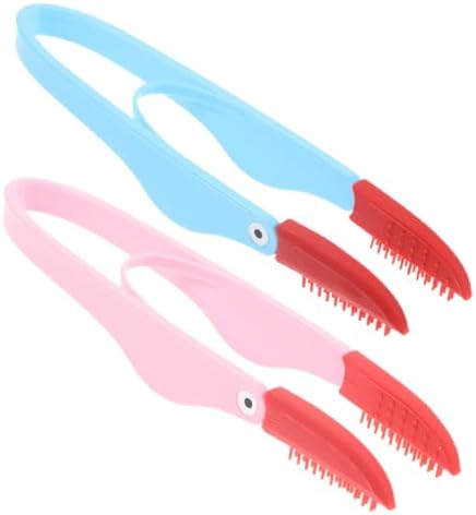 BESPORTBLE 2pcs Pet Eye Cleaning Comb for Dogs and Cats Tear Brush for Grooming Compact Soft Brush for Daily Use Pet Care
