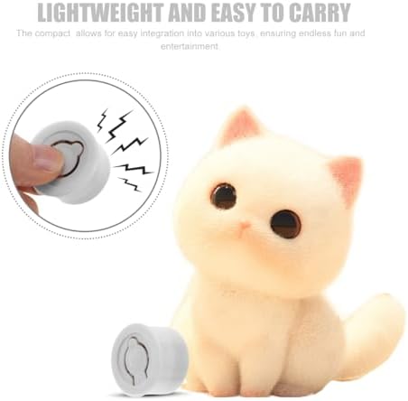 Hemoton 4-Pack Animal Sounds Movement Interactive Replacement Squeakers for Dog Chew Toys Cat and Dog Sound Maker for Pet Training DIY Toy Projects and Animal Toys for Kids