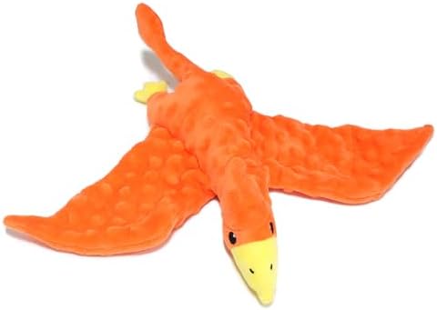 Plush Squeaky Dog Toys, Soft Stuffed Animals Dog Toy with Squeaker, Interactive Crinkle Dog Toys, Puppy Teething Chew Toy for Small, Medium & Large Breeds