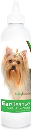 Healthy Breeds Yorkshire Terrier Ear Cleanse with Aloe Vera Cucumber Melon 8 oz