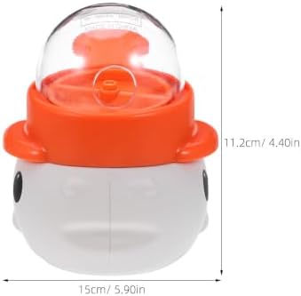 TOYANDONA Dog Treat Dispenser Interactive Food Dispensing Whale Shaped with Press and Rotate Design Made of Abs for Home and Travel Use