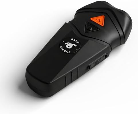 Ultrasonic Dog Bark Deterrent & Behavior Corrector - Stop Barking, Jumping, Aggression Without Yelling - Just Point & Press! Backed by Kevin Harrington from Shark Tank (Black Rechargeable)