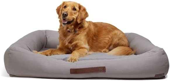 Reddy Cozy & Cool Touch Dog Bed 30" L X 40" W X 8" H Gray