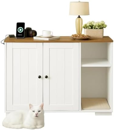 Garvee Cat Litter Box Enclosure, Large Cat House