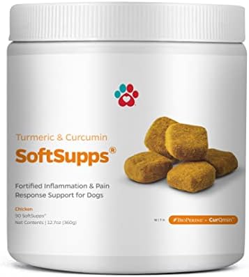 Pet Parents® Turmeric & Curcumin SoftSupps® Joint Support Supplements for Dogs w/Boswellia Serrata Extract, Coconut Oil for Dogs, & Hemp Oil for Dogs - Dog Joint Pain Relief, Dog Joint Support, 90ct