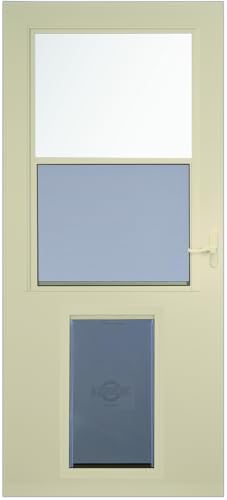 LARSON 20 Pet XL Highview XL Pet Door Almond 32-in. Storm Door