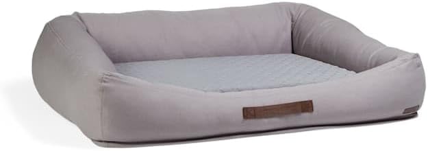 Reddy Cozy & Cool Touch Dog Bed 30" L X 40" W X 8" H Gray