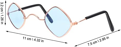 Milisten 2pcs Colorful Dog Eyeglasses for Pets Lightweight and Party Photo Props Accessories for Dogs and Puppies