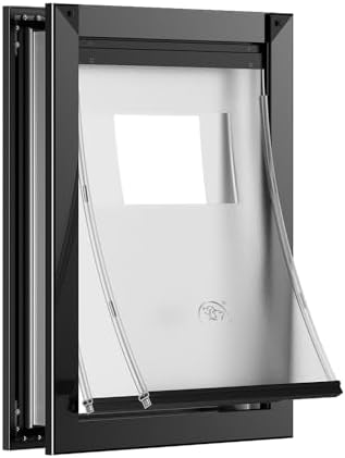 [MAVRICPOWER] Rust Proof Alminum Large Dog Door for Exterior Door