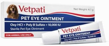 VETPATI Pet Eye Health for Dogs, Cats, Cattle, Sheep, Horses, Birds and Puppies, Kitten (1 Pack)