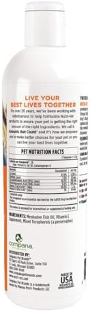 Nutri-Vet Fish Oil for Dogs, Omega 3 Skin & Coat, Dog Fish Oil, 16oz