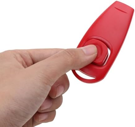 Pet Training Clicker and Sound Trainer with Keyring, Dog Clicker Combo for Behavioral Training, 8 Colors