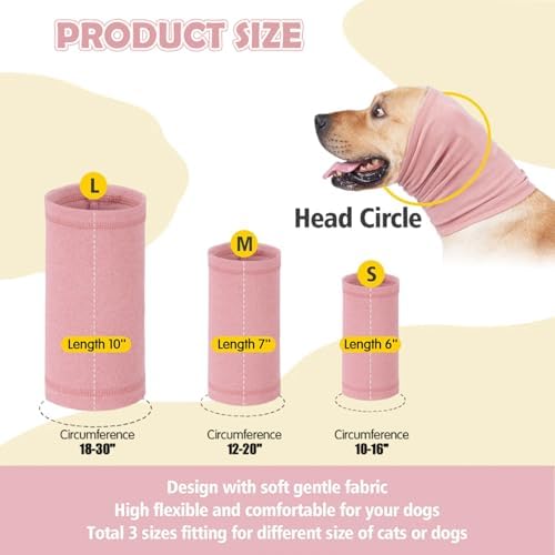 Dog Calming Hoodie No Shake Anxiety Relief Quiet Ears for Dogs