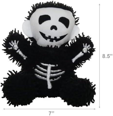 MIGHTY® 2 Pack Microfiber Medium Skeleton Ultra Durable Plush Dog Toy