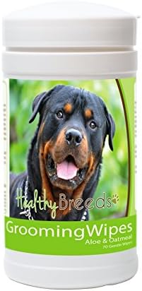 Healthy Breeds Rottweiler Grooming Wipes 70 Count