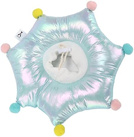 Soft Cat Recovery Collar Adjustable Clown Design (L)
