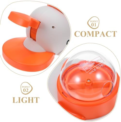 TOYANDONA Dog Treat Dispenser Interactive Food Dispensing Whale Shaped with Press and Rotate Design Made of Abs for Home and Travel Use