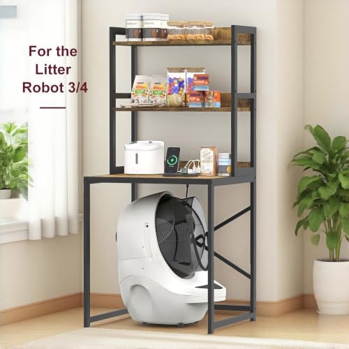 Heybly Litter Box Enclosure for Self-Cleaning Robot 3 & 4, HCLB001SR