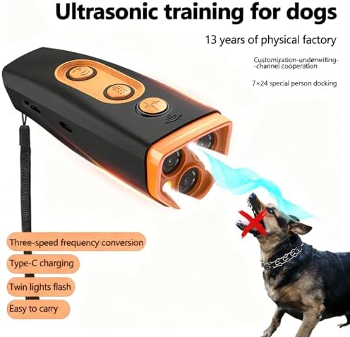 M/P Dog Bark Deterrent Devices, 3X Ultrasonic Anti Barking Device for Dogs