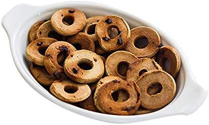 4Legz Peanut Butter & Carob Chips Dog Treats – Healthy, Crunchy, Vegan Biscuits with Whole & Real Ingredients – All Natural & USA‐Baked, 4 Pound Bag