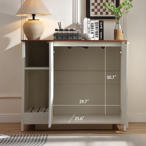 Forest Gravity Extra Large Litter Box Cabinet for Self-Cleaning Litter Box
