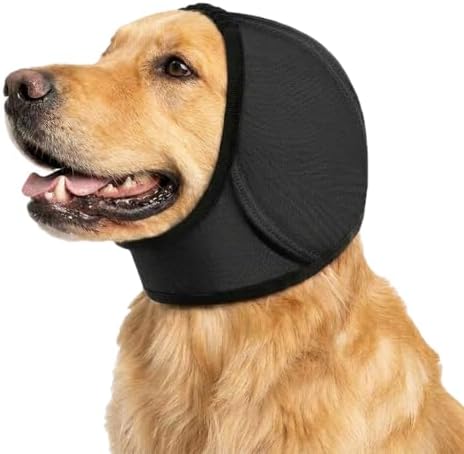 Dog Ear Muffs Noise Protection, Adjustable Noise Cancelling Ear Wrap