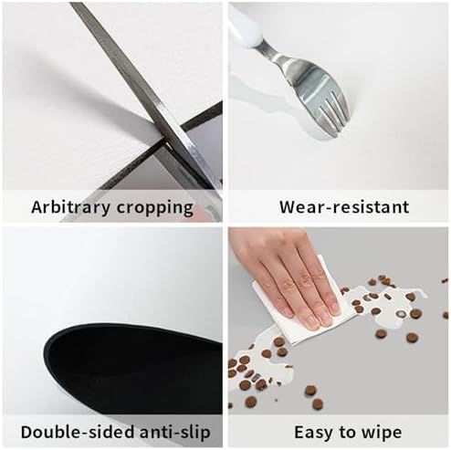 Pet Mats for Food and Water Placemat (Motorcycle Equipment)